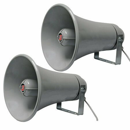 5 CORE 5 Core PA Horn Speaker 2Pc Outdoor Horn 9" x 11" Loudpeaker 20W RMS 8Ohm Loud Sound Megaphone Driver UHC 150 2Pcs